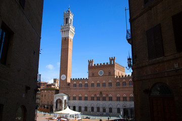 Campo Square in Siena, Italy