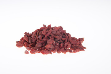 goji berries. Red dry goji berries