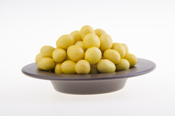 Peanutes or Crispy Coated Peanuts on background.