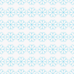 Seamless pattern with snowflakes