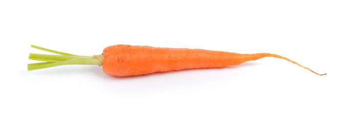 carrots isolated on a  white background