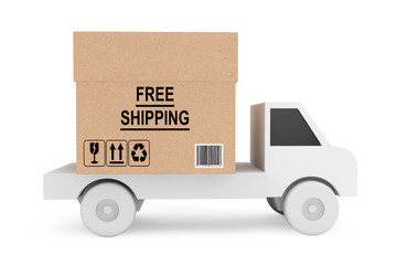 Simple Truck Load with Free Shipping Box