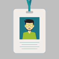 Obraz premium id card for businessman