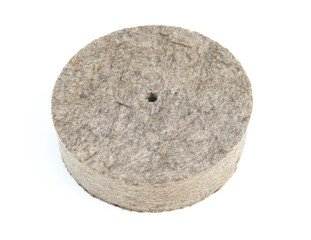 Polishing felt circle