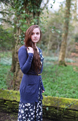 young woman with long brown hair