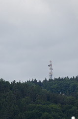transmitter in the woods