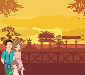 Family vacation in China