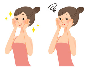 顔　肌　悩み　ポイント