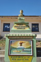 A monument in honor of Pedro Domingo Murillo, 