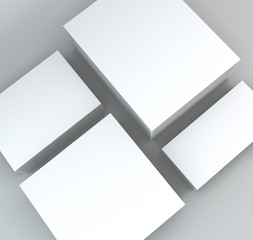 many cards. template to presentation