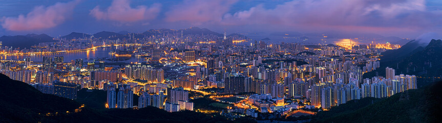 Obraz premium Hong Kong at night