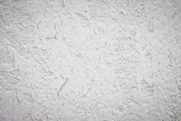 Old white wall cracked texture