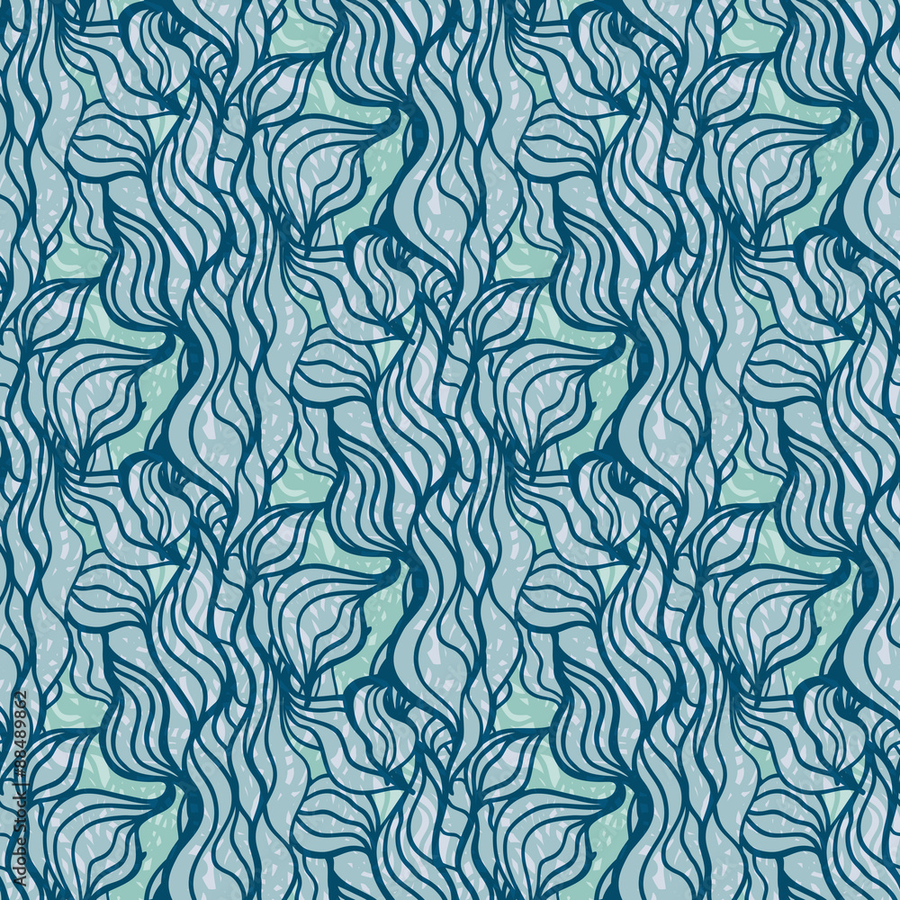 Sticker abstract seamless pattern