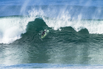 Surfing power danger surfer escape