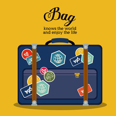 Naklejka premium Travel design