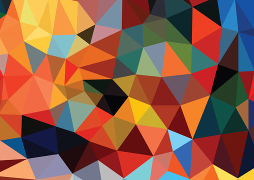 triangles background polygons,