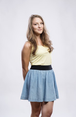 Beautiful young teenage girl