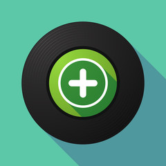 Obraz premium Vinyl record with a sum sign