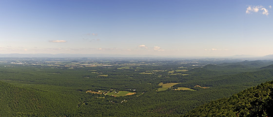 Blue Ridge Mountains View From Ravens Roost