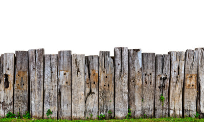 old wooden fence