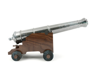 Cannon isolated on white background
