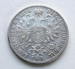 old silver coins, Austria - Hungary