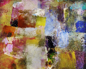 malerei abstrakt leinwand herbstfarben