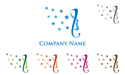 beauty, woman, hair, vector, logo, 