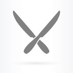 crossed knife icon