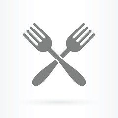 crossed forks icon