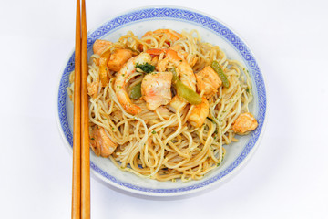 nouilles aux crevettes et saumon 04082015