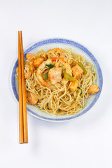 nouilles aux crevettes et saumon 04082015