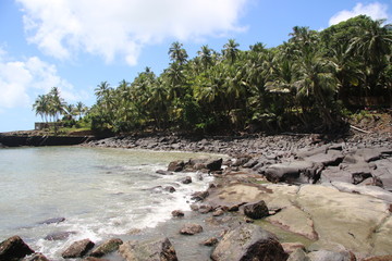 Fototapeta na wymiar Guyane - Les Îles du Salut - Aout 2015
