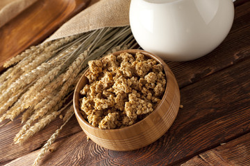 Healthy food for breakfast - cereals