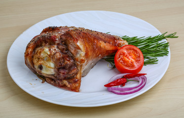  Rosted turkey leg