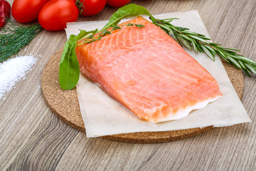 Salted salmon