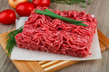 Raw minced meat