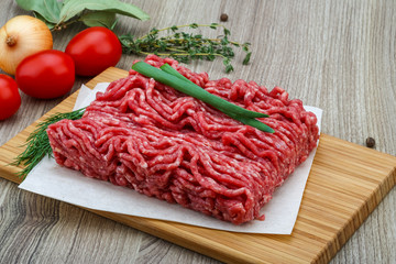 Raw minced meat