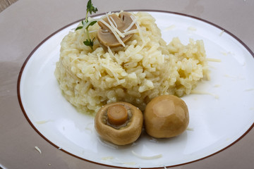Risotto with mushroom