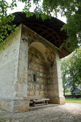 The Arbore Monastery in Bucovina.