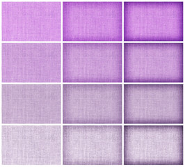 Fototapeta premium collection natural sackcloth texture for background, purple colo