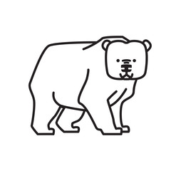 silhouette bear 
