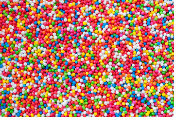 Sugar sprinkle dots, decoration for cake and bekery