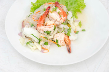 spicy seafood salad