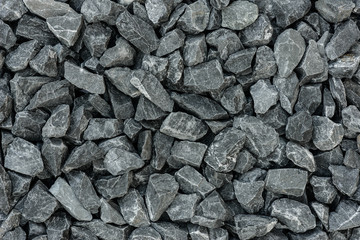 grey granite gravel background for mix concrete