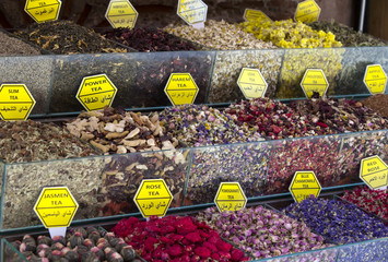 teas and spices market egipetskom in Istanbul