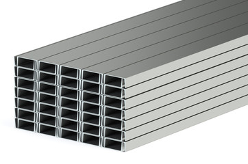 rolled metal steel channels © alexlmx