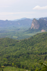 Bird eyes view of Krabi Thailand