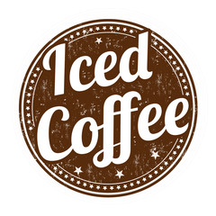 Iced coffee stamp