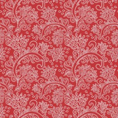 Red Ornamental Pattern